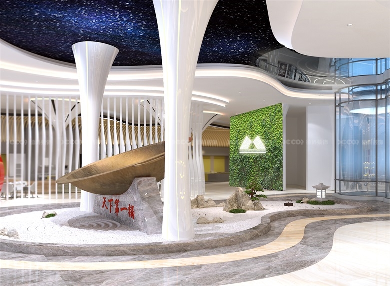 在企業(yè)展廳裝修設(shè)計(jì)中，如何運(yùn)用品牌元素和視覺識別系統(tǒng)？