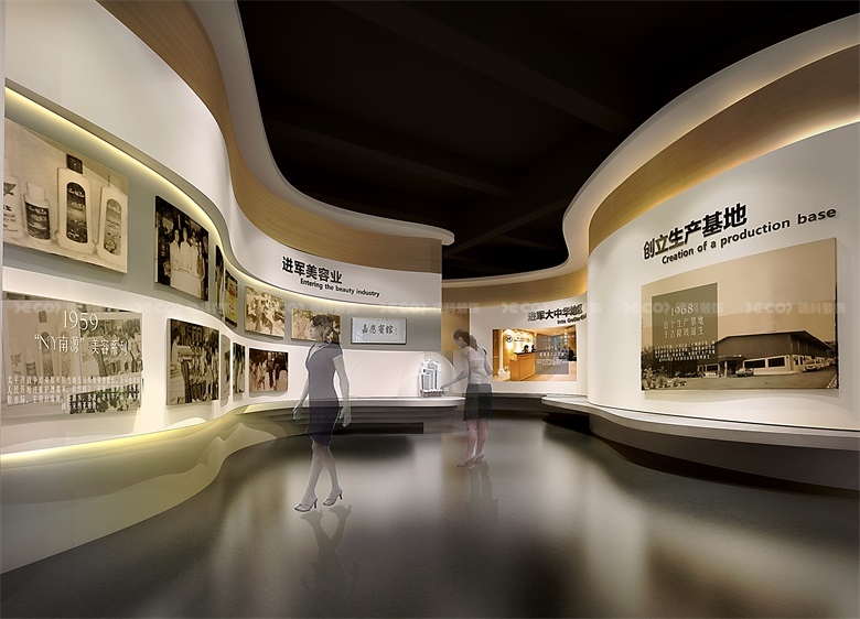如何在企業(yè)傳統(tǒng)靜態(tài)展館裝修中展示企業(yè)的歷史？